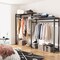 Tribesigns   Free Standing Closet Organizer Clothes Garment Racks with Storage Shelves and Double Hanging Rod Heavy Duty